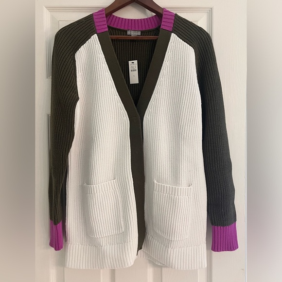 Talbots Colorblock Cardigan - Picture 5 of 5